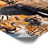 Afrikaanse dieren poster (Hoek)