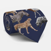 Afrikaanse dieren stropdas (Opgerold)