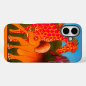 Afrikaanse dierenkunstprint Case-Mate iPhone case (Achterkant (horizontaal))