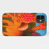 Afrikaanse dierenkunstprint Case-Mate iPhone case (Achterkant (horizontaal))