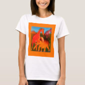 Afrikaanse dierenkunstprint t-shirt (Voorkant)