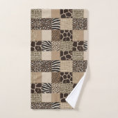 Afrikaanse dierenprint patchwork ontwerp handdoeke bad handdoek (Handdoek)