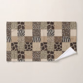 Afrikaanse dierenprint patchwork ontwerp handdoeke bad handdoek (Handdoek)
