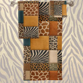Afrikaanse dierenprint patchwork ontwerp handdoeke bad handdoek