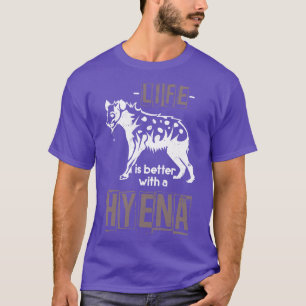 Afrikaanse Dierenvriend Gift Zoo Hyena T-shirt