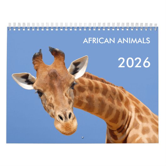 Afrikaanse dierkalender kalender (Hoes)