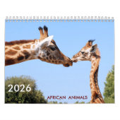 Afrikaanse dierkalender kalender (Hoes)
