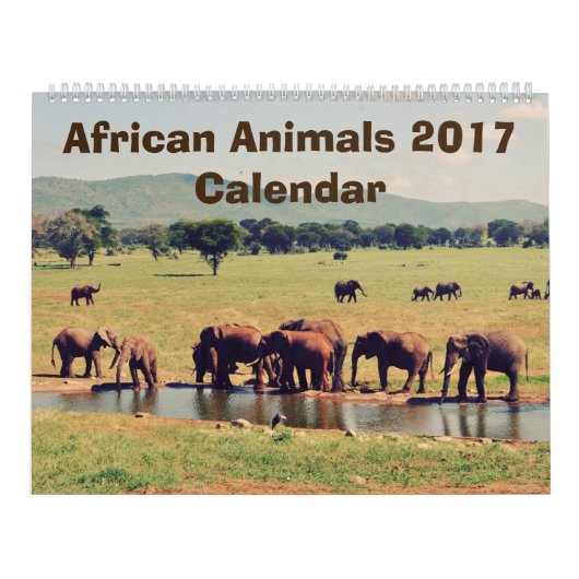 Afrikaanse dierkalender kalender (Hoes)