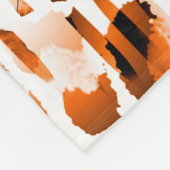 Afrikaanse dierlijke afdrukken.  natuurlijk patroo fleece deken (Hoek)