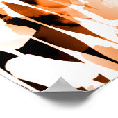 Afrikaanse dierlijke afdrukken. natuurlijk patroo poster (Hoek)