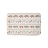 Afrikaanse dierpatronen 1 badmat (Voorkant)