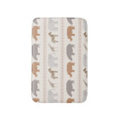 Afrikaanse dierpatronen 1 badmat (Voorkant Verticaal)