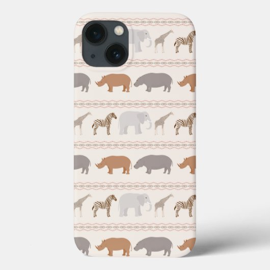 Afrikaanse dierpatronen 1 Case-Mate iPhone case (Achterkant)