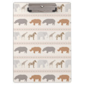 Afrikaanse dierpatronen 1 klembord (Voorkant)