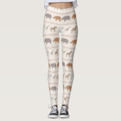 Afrikaanse dierpatronen 1 leggings (Voorkant)