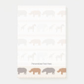 Afrikaanse dierpatronen 1 post-it® notes (Voorkant)