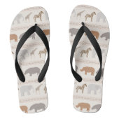 Afrikaanse dierpatronen 1 teenslippers (Voetbed)