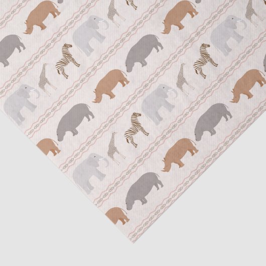 Afrikaanse dierpatronen 1 tissuepapier (Detail)