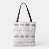 Afrikaanse dierpatronen 1 tote bag (Achterkant)
