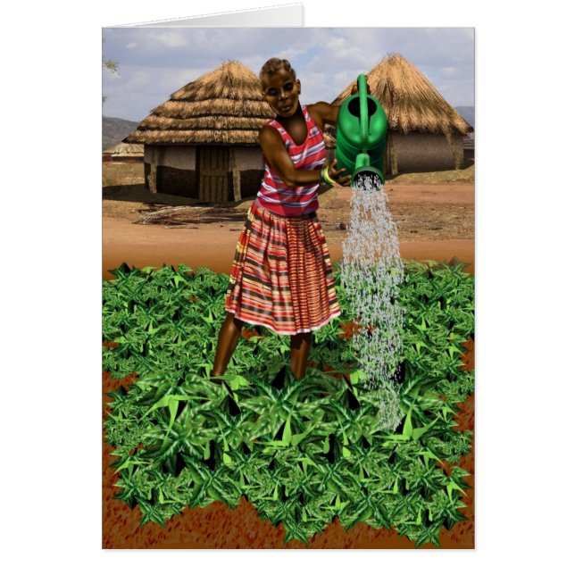 Afrikaanse dorpsleven (Voorkant)