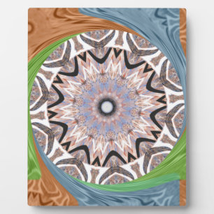 Afrikaanse draaikolk kunst print fotoplaat