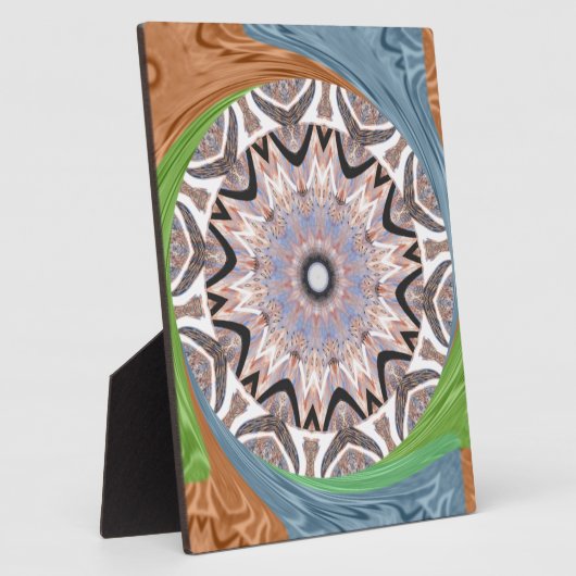 Afrikaanse draaikolk kunst print fotoplaat (Zijkant)