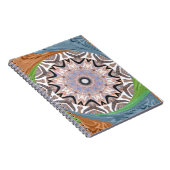 Afrikaanse draaikolk kunst print notitieboek (Rechterzijde)