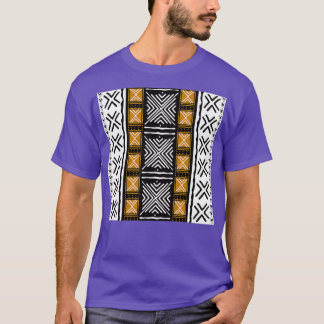 Afrikaanse driekleppige buikpatroon lang t-shirt