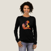 Afrikaanse Drummer Meisje T-shirt (Voorkant)