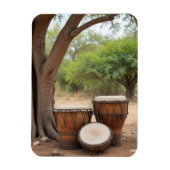 Afrikaanse drums magneet (Verticaal)