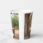 Afrikaanse drums papieren bekers (Rechts)