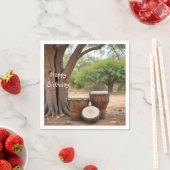 Afrikaanse drums servet (Insitu)