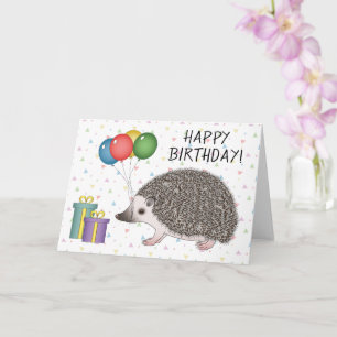 Afrikaanse Dwerg Egel Dier - Gelukkige Verjaardag Kaart