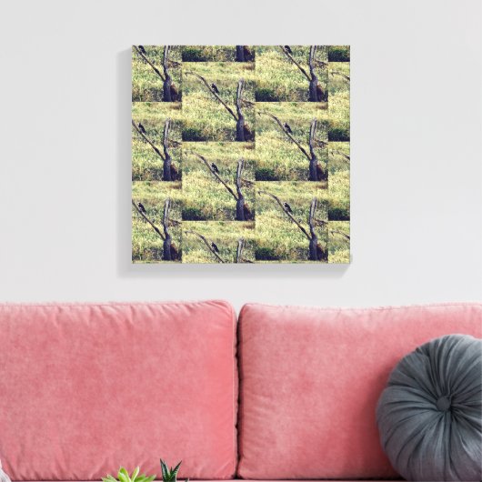 Afrikaanse Eagle Canvas Afdruk (Insitu (Woonkamer))