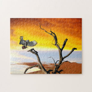 Afrikaanse Eagle. Legpuzzel