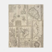 Afrikaanse eilanden fleece deken (Voorkant)