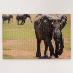 Afrikaanse Elelphant Legpuzzel