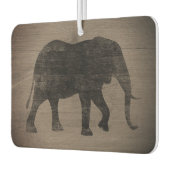 Afrikaanse Elephant Silhouette Rustige stijl Luchtverfrisser (Links)