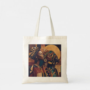 Afrikaanse Erfgoed Portret Boodschappentas – Elega Tote Bag