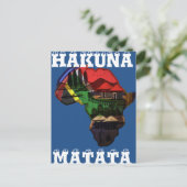 Afrikaanse erfgoedkunst - een culturele fusie briefkaart (Staand voorkant)