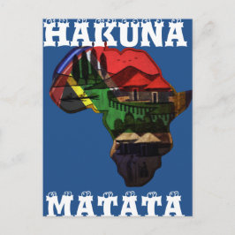 Afrikaanse erfgoedkunst - een culturele fusie briefkaart