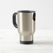 Afrikaanse erfgoedkunst - een culturele fusie reisbeker (Voorkant links)