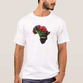 Afrikaanse erfgoedkunst - een culturele fusie t-shirt (Voorkant)