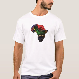 Afrikaanse erfgoedkunst - een culturele fusie t-shirt