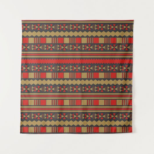 Afrikaanse etnische Azteken Wandkleed (Voorkant)
