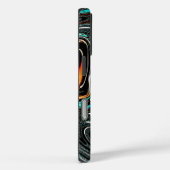 Afrikaanse Etnische Doodle | Zebra Getextureerd Ab Case-Mate iPhone Case (Achterkant / Rechts)