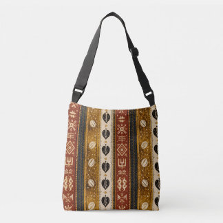 Afrikaanse Etnische Kauri Geometrisch Crossbody Tas