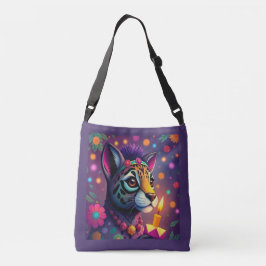 Afrikaanse etnische Kwanzaa Wild Animals in Disgui Crossbody Tas