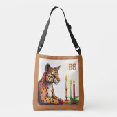 Afrikaanse etnische Kwanzaa Wild Animals in Disgui Crossbody Tas (Achterkant)