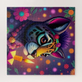 Afrikaanse etnische Kwanzaa Wild Animals in Disgui Legpuzzel (Horizontaal)